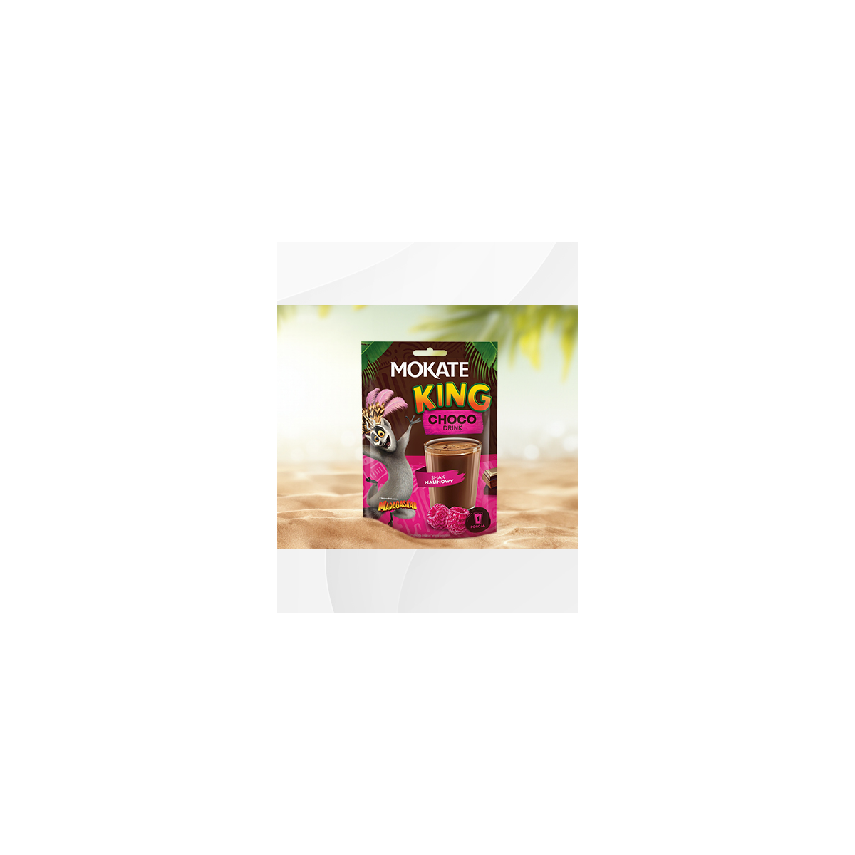 SET OF 10 RASPBERRY CHOCOLATE DRINKS 10X27G