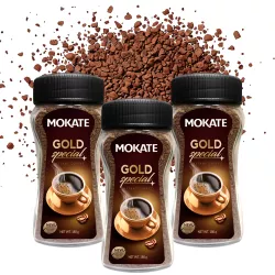 3 x 180g Mokate Gold Special Instant Coffee
