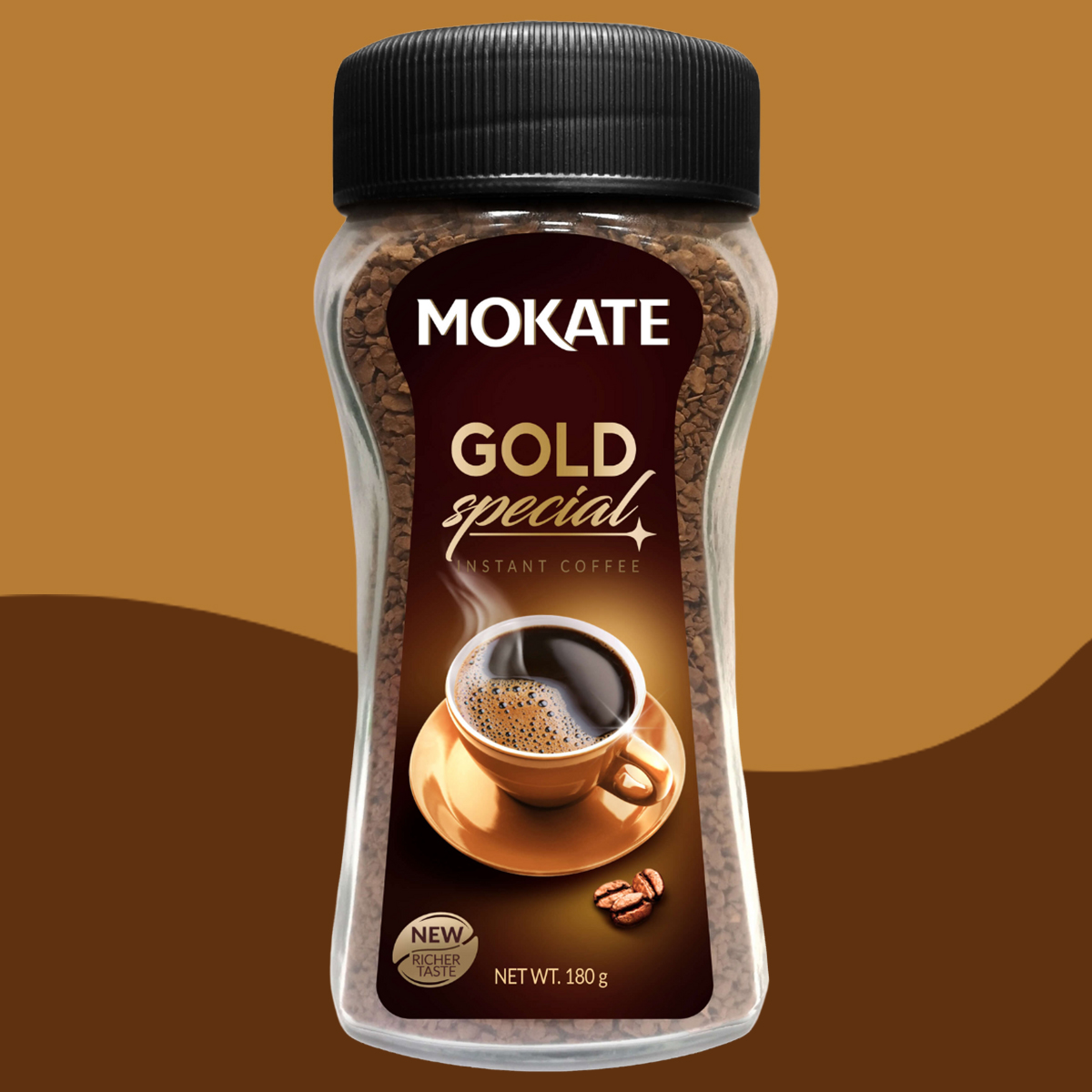 3 x 180g Mokate Gold Special Instant Coffee