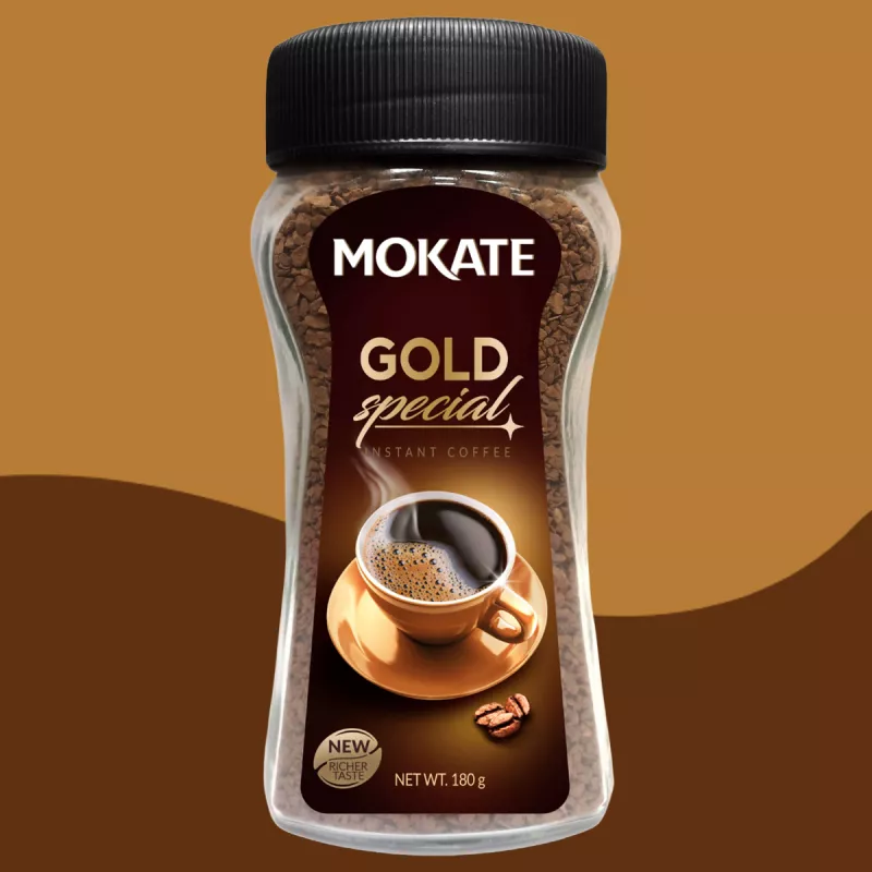 3x180g Kawa Rozpuszczalna Mokate Gold Special 3x180g Kawa Rozpuszczalna Mokate Gold Special