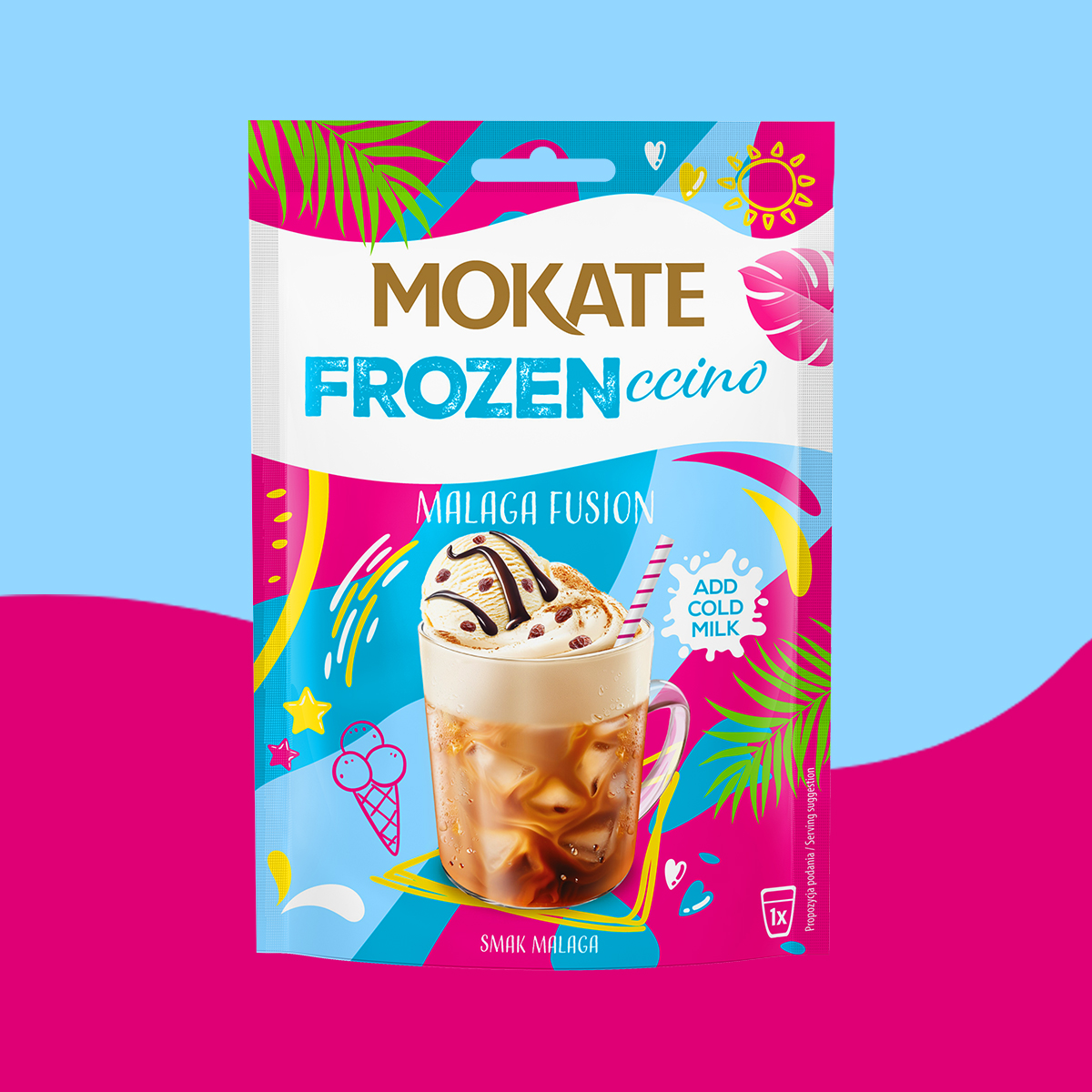 Pełne opakowanie 10x Frozenccino Malaga