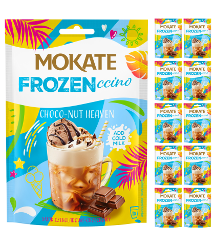 Pełne opakowanie 10x Frozenccino Choco-Nut Czekolada Orzech Pralina