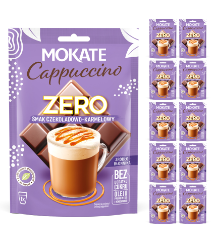 10sztuk x CAPPUCCINO ZERO CZEKOLADA KARMEL