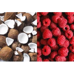 10 packs x CAPPUCCINO ZERO raspberry and coconut