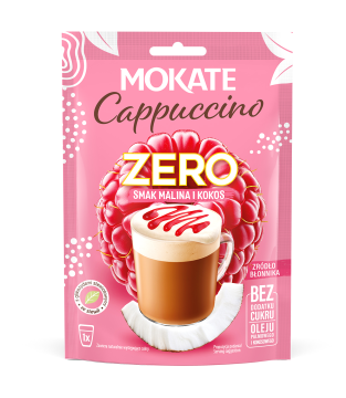 10 sztuk x CAPPUCCINO ZERO malina kokos