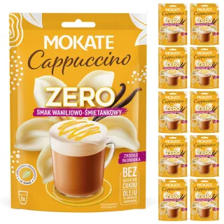 10 packs of Cappuccino Zero Vanilla