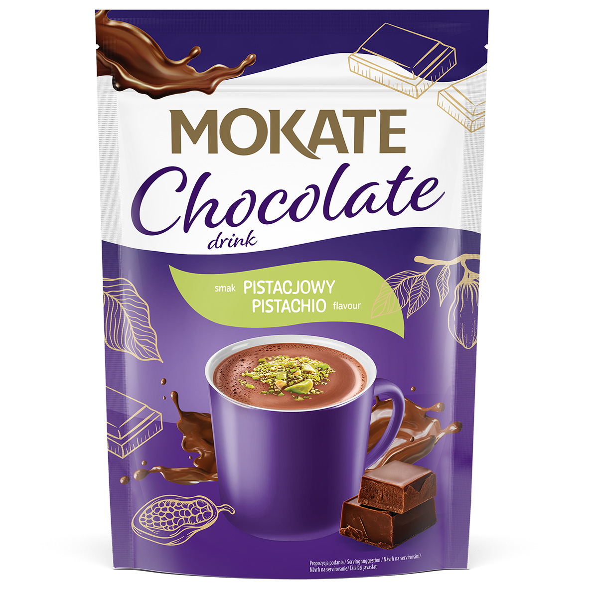 NAPÓJ CZEKOLADOWY MOKATE O SMAKU PISTACJI 120G