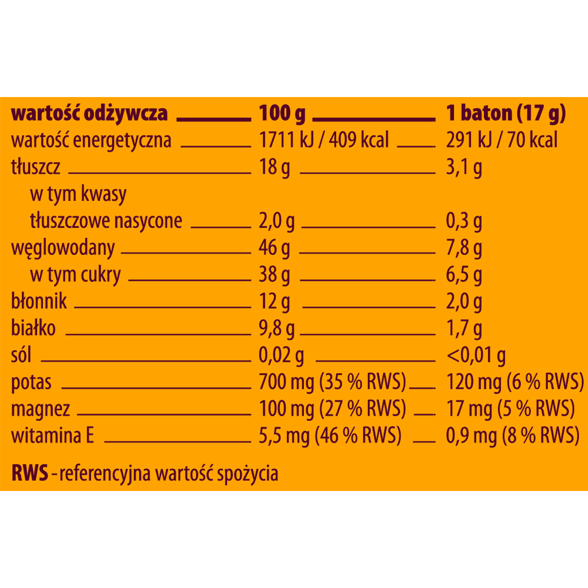 DOBRA KALORIA PREBIOTIC MINI BARS 102G