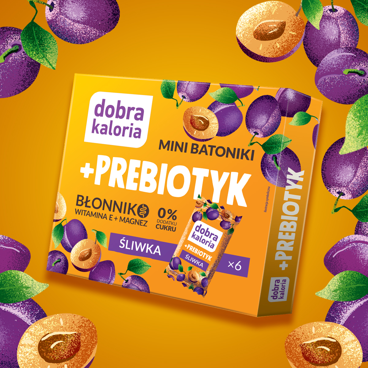 MINI BATONIKI DOBRA KALORIA PREBIOTYK 102G*14