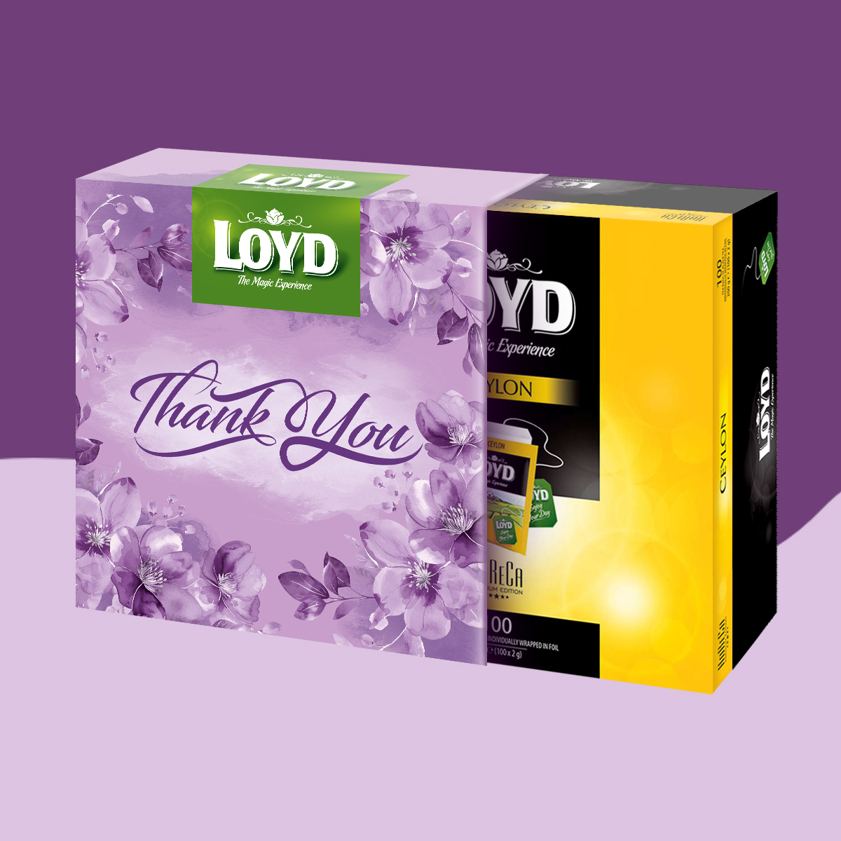 Zestaw Prezentowy Dzień Matki Nauczyciela Urodziny Herbata 100 sztuk Czarna LOYD