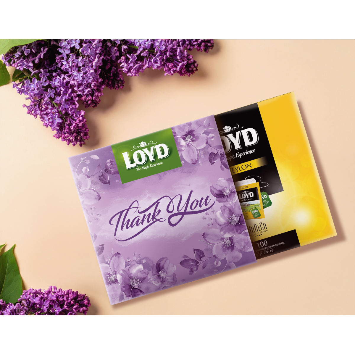 Zestaw Prezentowy Dzień Matki Nauczyciela Urodziny Herbata 100 sztuk Czarna LOYD