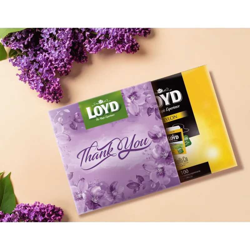 Zestaw Prezentowy Dzień Matki Nauczyciela Urodziny Herbata 100 sztuk Czarna LOYD