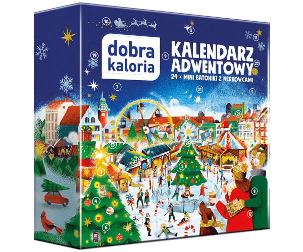 Kalendarz Adwentowy Dobra Kaloria 24 mini batoniki