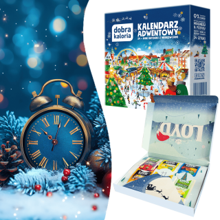 Zestaw Kalendarzy Loyd Dobra Kaloria 24 saszetki herbat Mini Batoniki