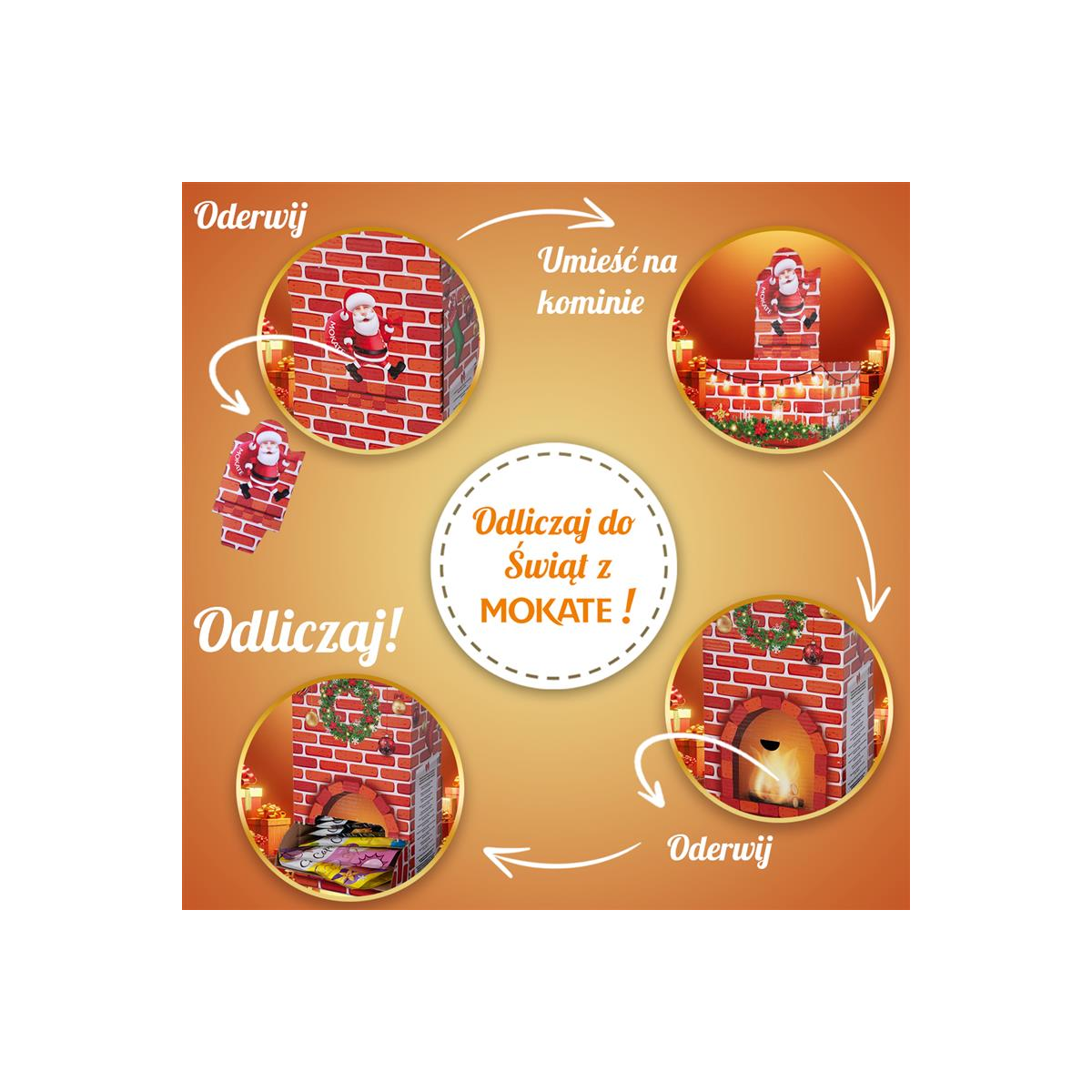 Kalendarze Adwentowe Zestaw Mokate oraz Loyd Cappuccino Herbata 24