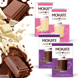 Mix Czekolady w kartonikach Biała & Czarna