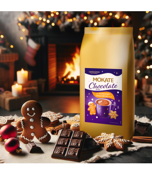 2kg of delicious chocolate! Milk chocolate and Mokate Gingerbread chocolate drink