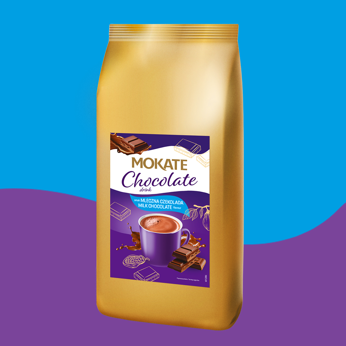 2kg of delicious chocolate! Milk chocolate and Mokate Gingerbread chocolate drink