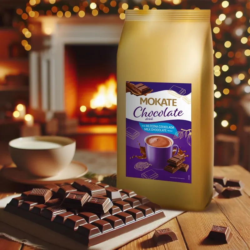 2kg of delicious chocolate! Milk chocolate and Mokate Gingerbread chocolate drink 2kg of delicious chocolate! Milk chocolate and Mokate Gingerbread chocolate drink