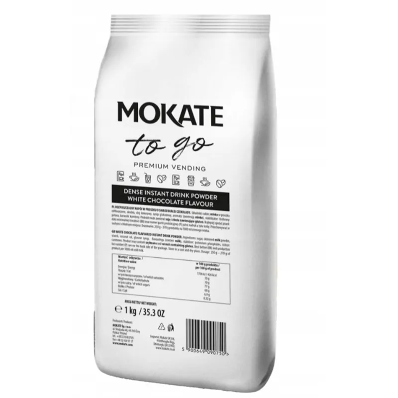 Mix Czekolada Mleczna oraz Biała 1+1kg – wielopak w atrakcyjnej cenie, kup i oszczędzaj | Mokate Sklep