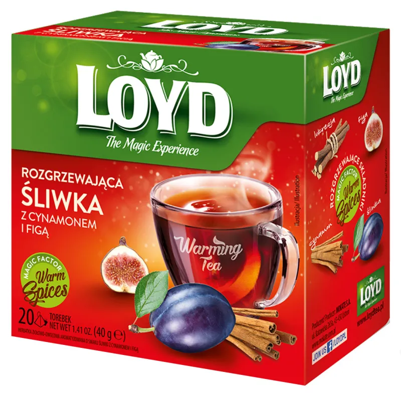 Mix Herbaty WARMING TEA OWOCOWE SMAKI 8 sztuk