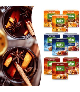 Hot Winter - 3 smaki zimowych herbat, Mix 9 sztuk