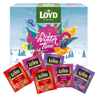 Bombonierka LOYD - Winter Time - 30 saszetek herbat