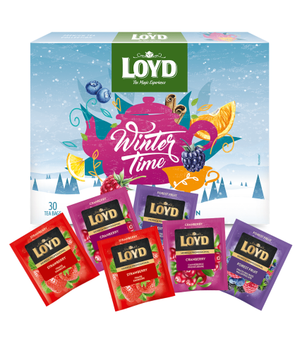 Bombonierka LOYD - Winter Time - 30 saszetek herbat