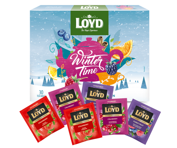 Bombonierka LOYD - Winter Time - 30 saszetek herbat