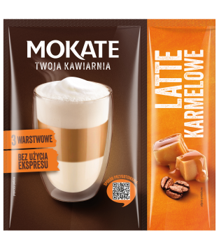 Latte Duo Saszetka Mokate Twoja Kawiarnia Karmelowe (20g+2g)