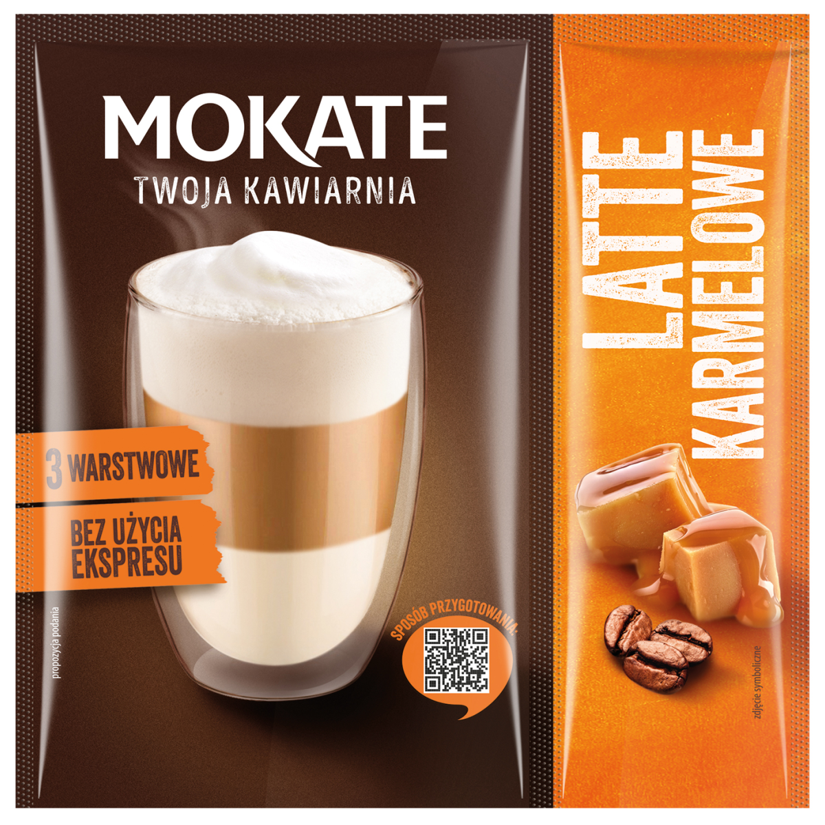 Latte Duo Saszetka Mokate Twoja Kawiarnia Karmelowe (20g+2g)