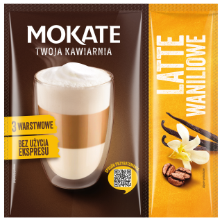 Latte Mokate Twoja Kawiarnia Waniliowe (20g+2g) Duo saszetka