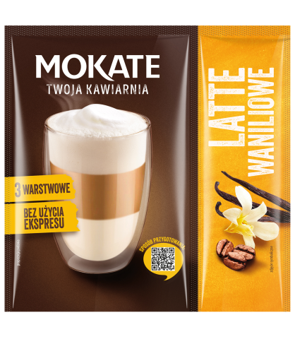 Latte Mokate Twoja Kawiarnia Waniliowe (20g+2g) Duo saszetka