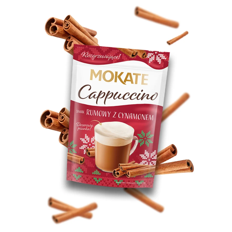 Mokate Rum-flavoured Cappuccino with cinnamon, 110 g