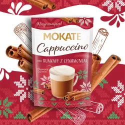Mokate Rum-flavoured Cappuccino with cinnamon, 110 g