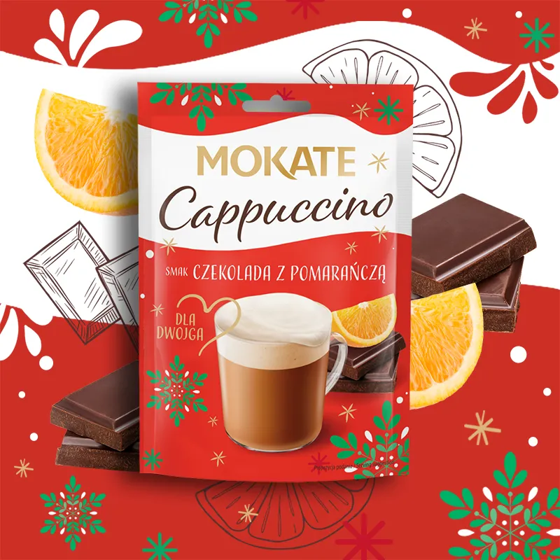 Cappuccino Mokate o smaku czekolady z pomarańczą 40 g