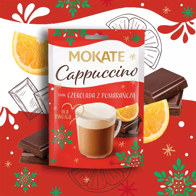Mokate Chocolate and Orange Flavoured Cappuccino 40 g