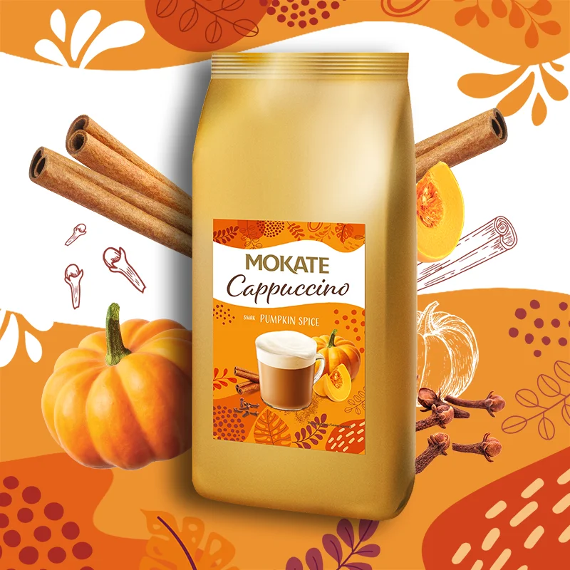 CAPPUCCINO PUMPKIN SPICE 800g Wersja XXL Smak Jesieni