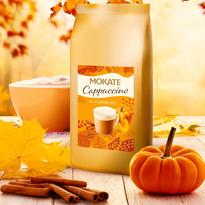 CAPPUCCINO PUMPKIN SPICE 800g XXL Size Autumn Flavour