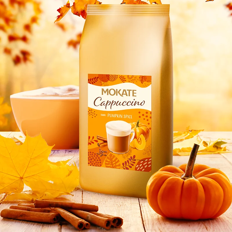 CAPPUCCINO PUMPKIN SPICE 800g Wersja XXL Smak Jesieni