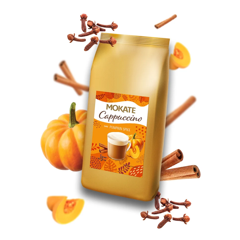 CAPPUCCINO PUMPKIN SPICE 800g Wersja XXL Smak Jesieni