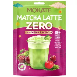 Matcha Latte Zero BEZ CUKRU WŚNIA ACEROLA MOKATE 20g