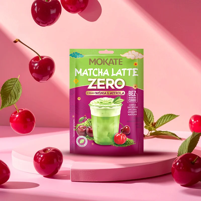 Matcha Latte Zero BEZ CUKRU WŚNIA ACEROLA MOKATE 20g