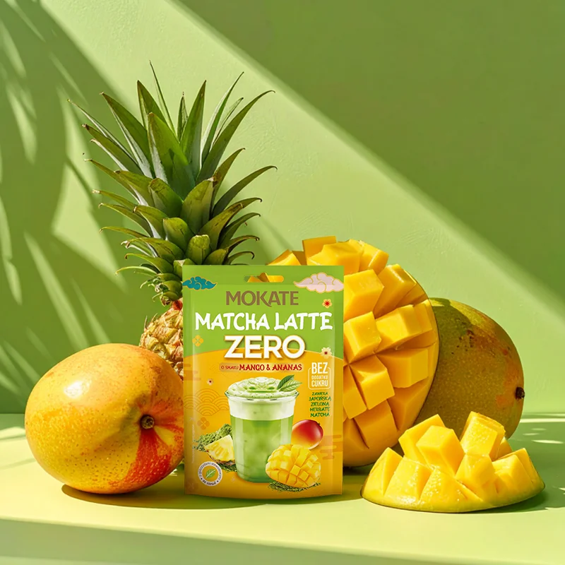 Matcha Latte Zero Sugar-Free Mango Pineapple Mokate 20g