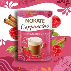 CAPPUCCINO ROZGRZEWAJĄCA MALINA 40G