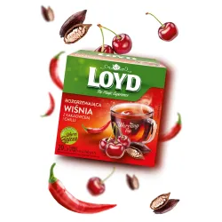 Herbatka rozgrzewająca Loyd Wiśnia z kakaowcem i chilli 20 torebek