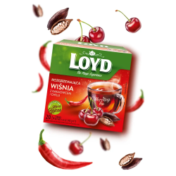 Loyd Warming Tea: Cherry with Cocoa and Chilli – 20 tea bags