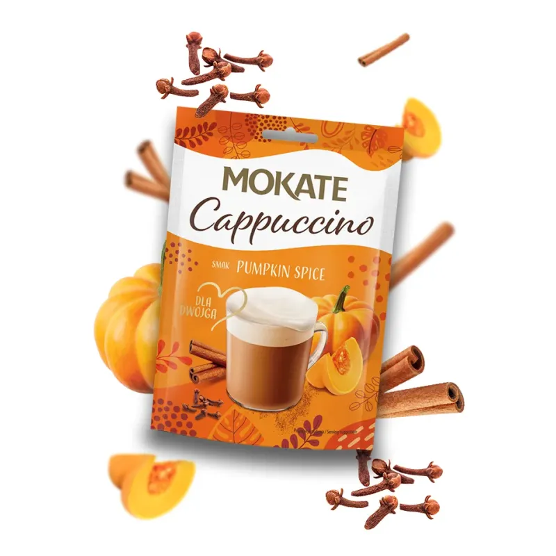 Pumpkin Spice Cappuccino 40g For Two with Spices