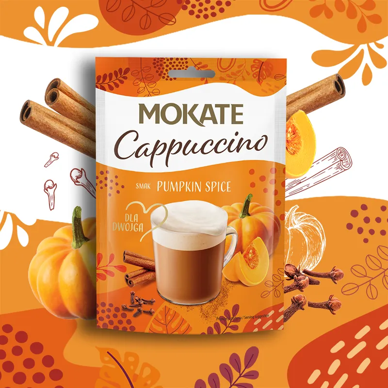 Pumpkin Spice Cappuccino 40g For Two with Spices
