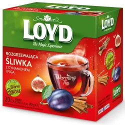 Herbatka rozgrzewająca Loyd Śliwka z figą, imbirem i cynamonem 20 torebek